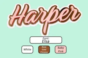 Custome acrylic name sign, 3 Layer name sign, 3 layer acrylic sign