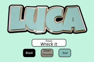 Custome acrylic name sign, 3 Layer name sign, 3 layer acrylic sign