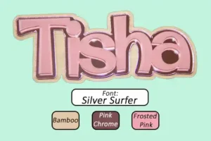 Custome acrylic name sign, 3 Layer name sign, 3 layer acrylic sign